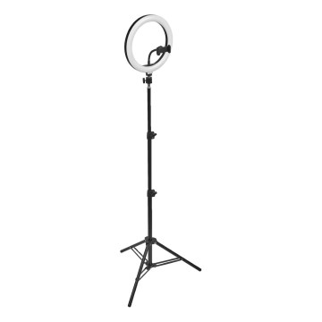 Osram - Dæmpbar LED-lampe med stativ og holder til vlogging, LED/6W/USB, 210 mAh