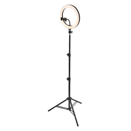 Osram - Dæmpbar LED-lampe med stativ og holder til vlogging, LED/6W/USB, 210 mAh