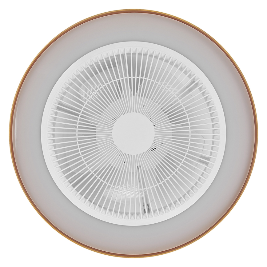 Osram - LED dæmpbar loftlampe med loftsventilator LED/49W/230V 2700-6500K hvid/guld + fjernbetjening