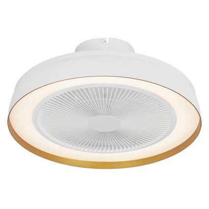 Osram - LED dæmpbar loftlampe med loftsventilator LED/49W/230V 2700-6500K hvid/guld + fjernbetjening