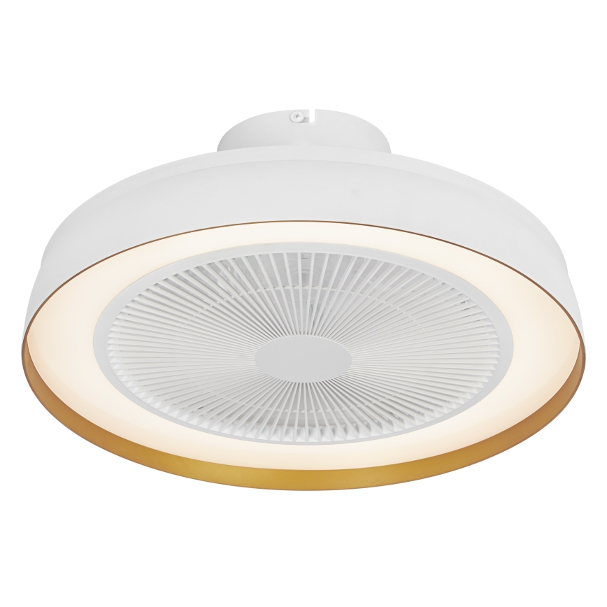 Osram - LED dæmpbar loftlampe med loftsventilator LED/49W/230V 2700-6500K hvid/guld + fjernbetjening