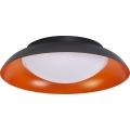 Osram - Dæmpbar LED-loftlampe ORBIS PLATE LED/35W/230V pr. 43 cm orange/sort