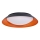 Osram - Dæmpbar LED-loftlampe ORBIS PLATE LED/45W/230V Ø 48 cm orange/sort