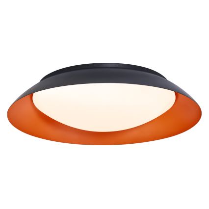 Osram - Dæmpbar LED-loftlampe ORBIS PLATE LED/45W/230V Ø 48 cm orange/sort