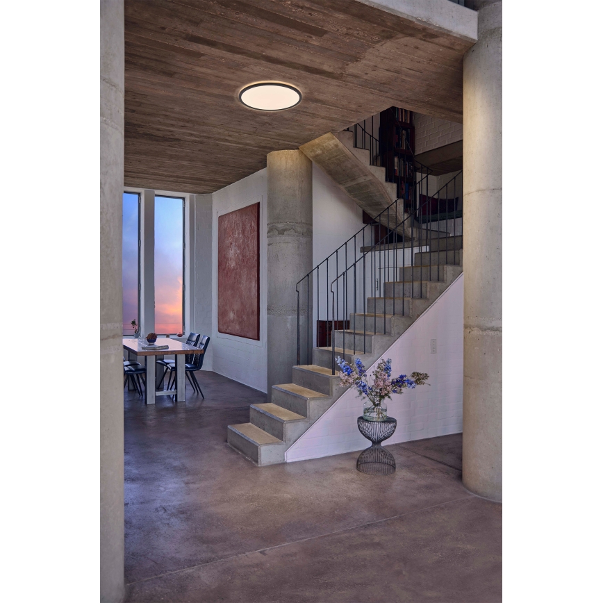 Osram - LED dæmpbar loftlampe ORBIS ULTRA SLIM LED/15W/230V 3000 K Ø 23,5 cm sort