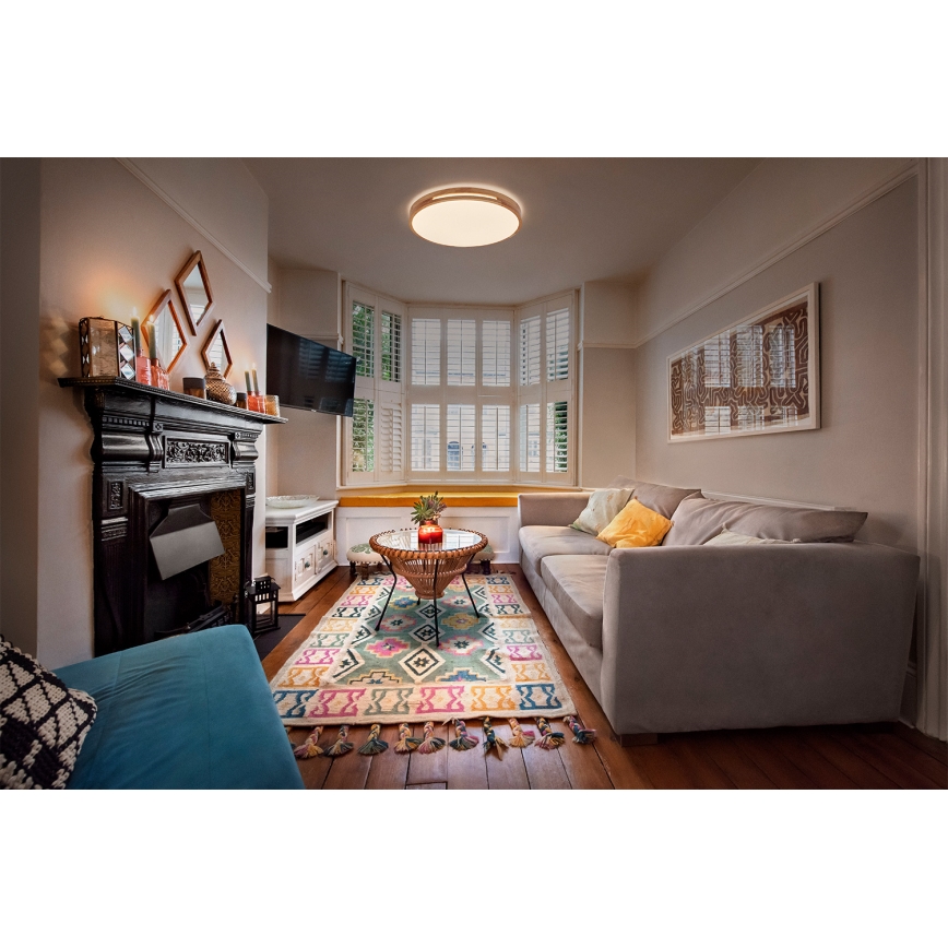 Osram - Dæmpbar LED-loftlampe ORBIS WOODBURRY LED/16W/230V Ø 30 cm