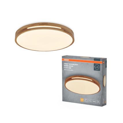 Osram - Dæmpbar LED-loftlampe ORBIS WOODBURRY LED/24W/230V Ø 39 cm beige