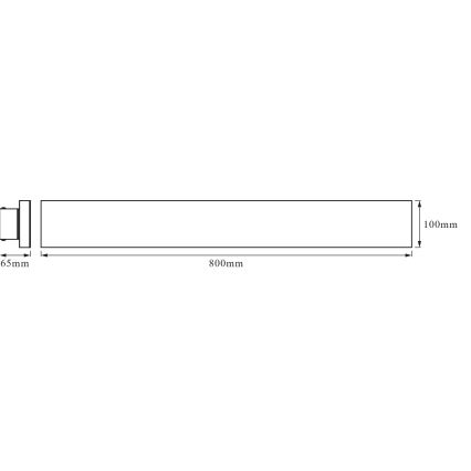 Osram - LED dæmpbar loftlampe SMART+ PLANON LED/27W/230V 80x10 cm 3000-6500K Wi-Fi