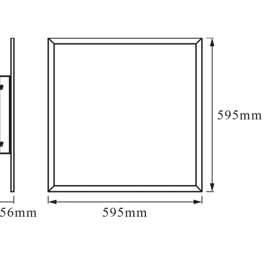Osram - dæmpbar LED-loftarmatur SMART+ PLANON LED/36W/230V 60x60 cm 3000-6500K Wi-Fi