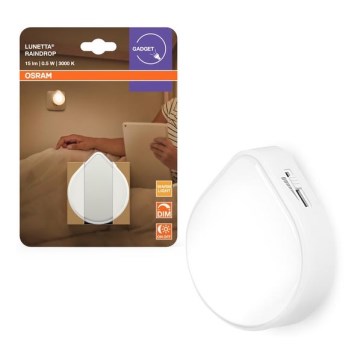 Osram - Dæmpbar LED-orienteringslampe til stikkontakt LUNETTA LED/0,5W/230V