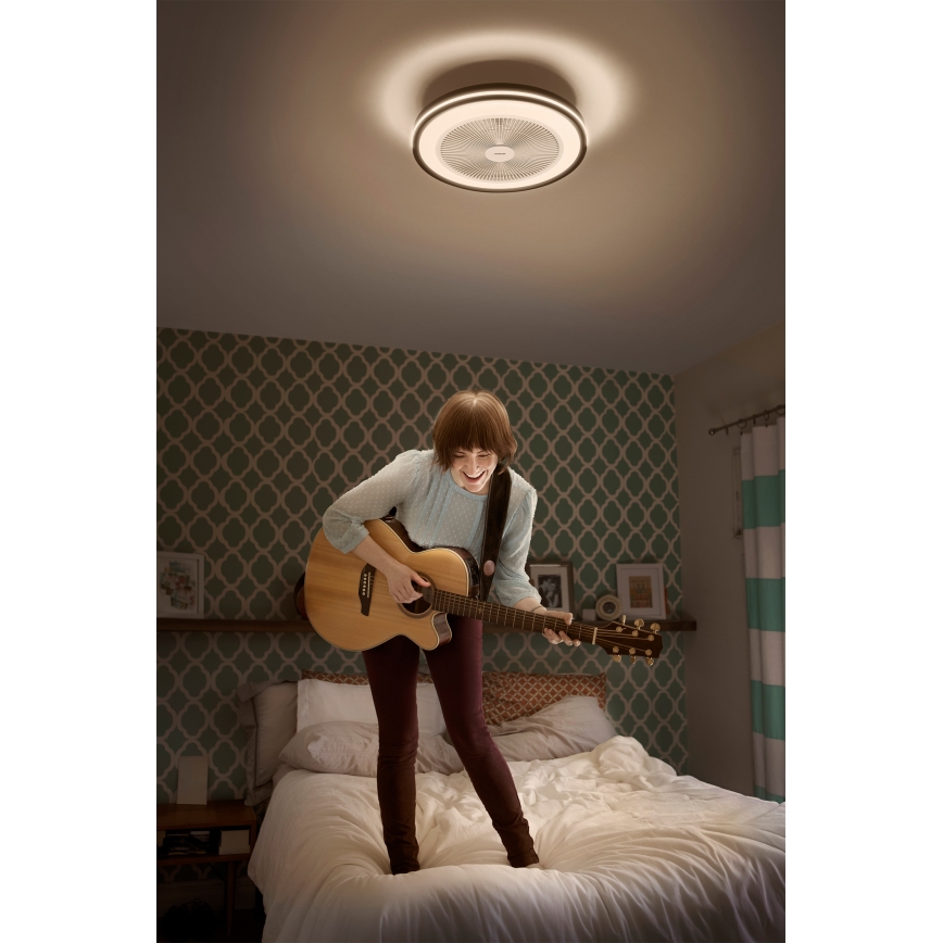 Osram - Dæmpbar LED-loftlampe med ventilator MURLAN LED/26W/230V 3000-6500K + fjernbetjening