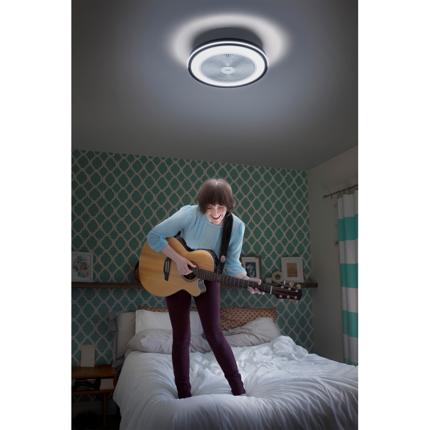 Osram - Dæmpbar LED-loftlampe med ventilator MURLAN LED/26W/230V 3000-6500K + fjernbetjening