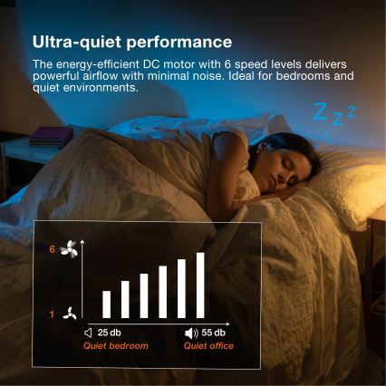 Osram - Dæmpbar LED-loftlampe med ventilator MURLAN LED/26W/230V 3000-6500K + fjernbetjening