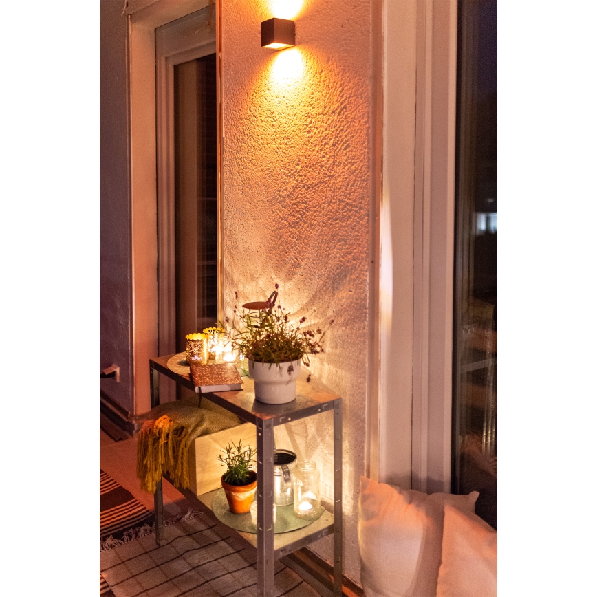 Osram - LED RGBW Dæmpbar udendørs vægarmatur SMART+ BRICK LED/14W/230V IP44 Wi-Fi