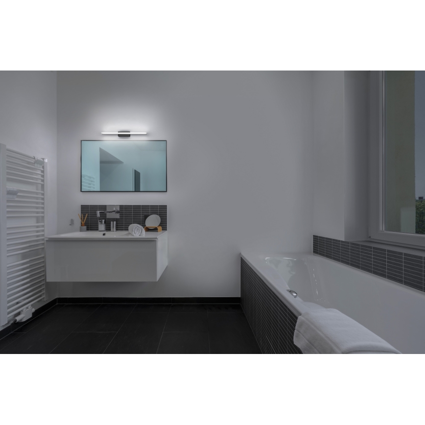 Osram - Dæmpbar LED-spejlbelysning til badeværelset ORBIS MIRROR LED/10W/230V 3000/4000K 60 cm IP44 sort