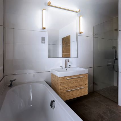 Osram - LED dæmpbar spejlbelysning til badeværelset ORBIS TUBE LED/9W/230V 3000/4000K 40 cm IP44 brun