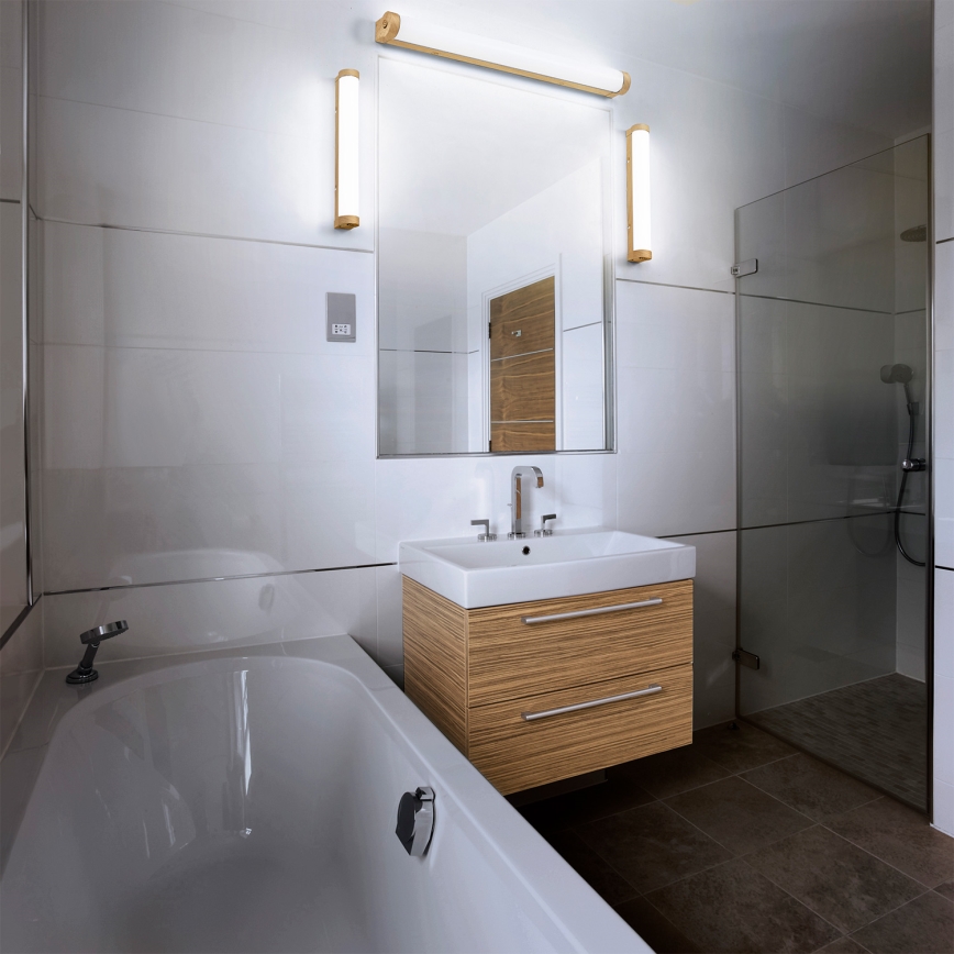 Osram - LED dæmpbar spejlbelysning til badeværelset ORBIS TUBE LED/9W/230V 3000/4000K 40 cm IP44 brun