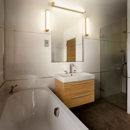 Osram - LED dæmpbar spejlbelysning til badeværelset ORBIS TUBE LED/9W/230V 3000/4000K 40 cm IP44 brun