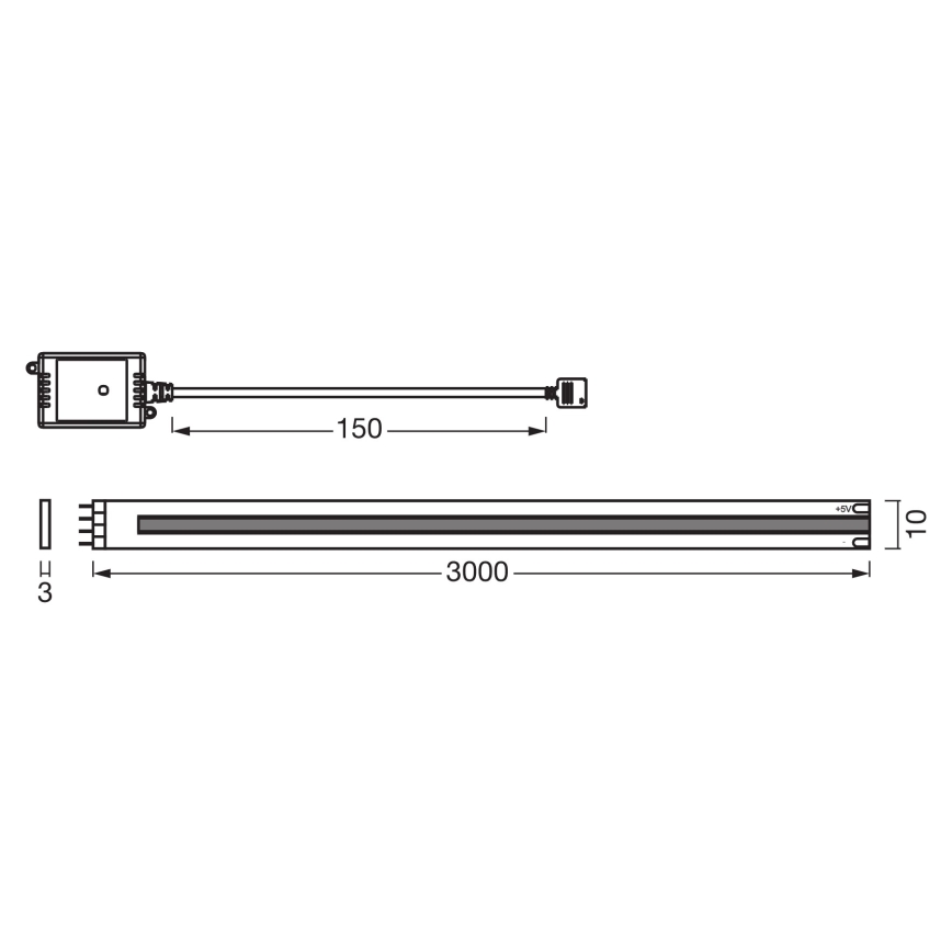 Osram - dæmpbar LED-strip SMART+ COB 3m LED/14W/230V 2700-6500K Wi-Fi