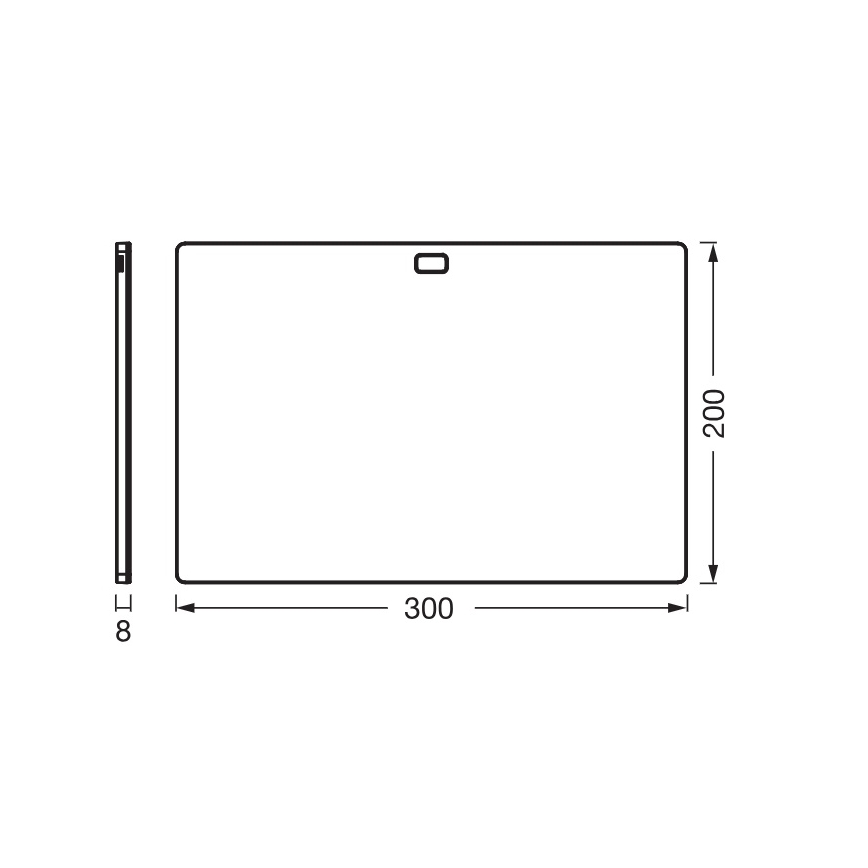 Osram - Dæmpbar LED-underskabslampe med bevægelsessensor UNDERCABINET LED/7,5W/230V 3000/4000/6500K 20x30 cm hvid