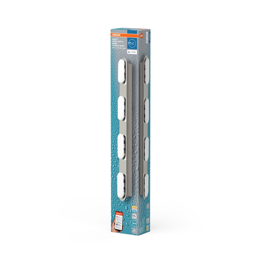 Osram - Dæmpbar badeværelses væglampe SMART+ DUPLO LED/24W/230V 3000-6500K IP44 Wi-Fi