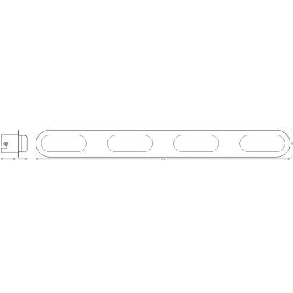 Osram - Dæmpbar badeværelses væglampe SMART+ DUPLO LED/24W/230V 3000-6500K IP44 Wi-Fi