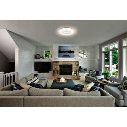 Osram - LED dæmpbar loftlampe med ventilator SMART+ LED/75W/230V 3000-6500K Wi-Fi + fjernbetjening