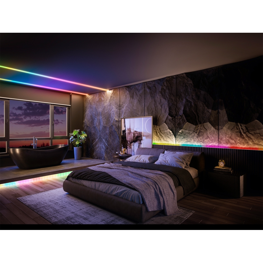 Osram - LED RGB dæmpbart LED-lysbånd SMART+ MAGIC 3m LED/22W/230V Wi-Fi + fjernbetjening