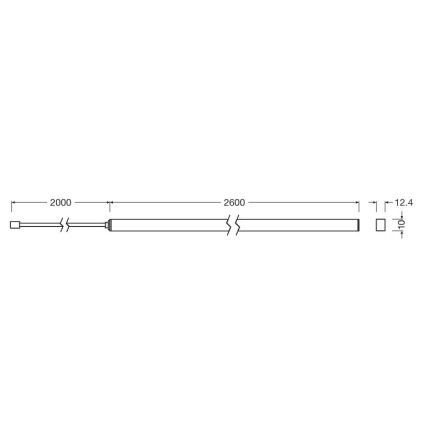 Osram - Dæmpbar LED-stribe FLEX ACOUSTIC 2,6m LED/29W/230V + fjernbetjening