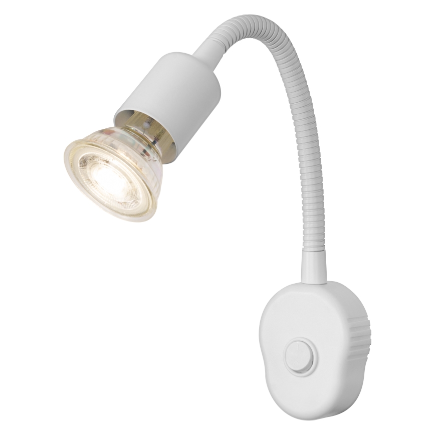 Osram - Fleksibel væglampe PLUG TUBE FLEX 1xGU10/5W/230V hvid