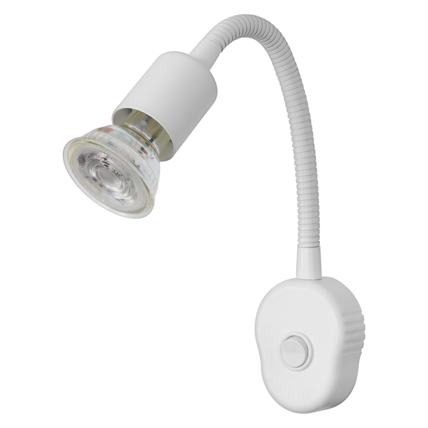Osram - Fleksibel væglampe PLUG TUBE FLEX 1xGU10/5W/230V hvid