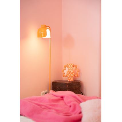 Osram - Gulvlampe DECOR COROLLE 1xE27/15W/230V orange