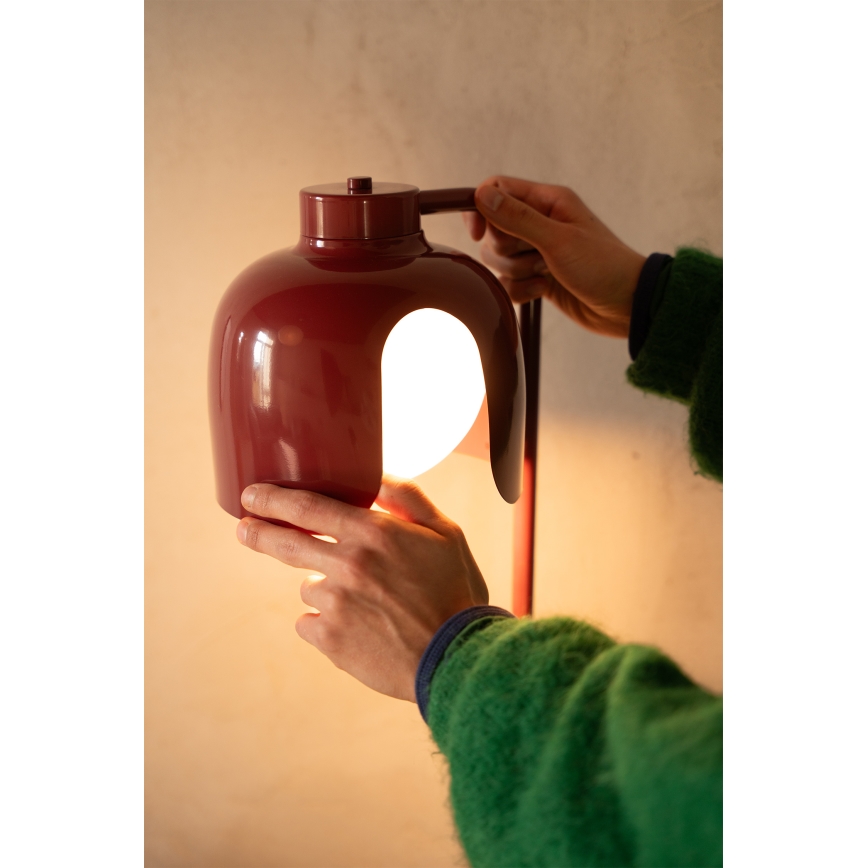 Osram - Gulvlampe DECOR COROLLE 1xE27/15W/230V rød