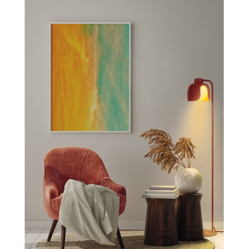 Osram - Gulvlampe DECOR COROLLE 1xE27/15W/230V rød