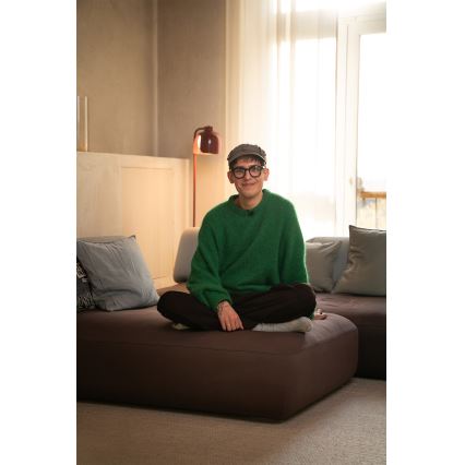 Osram - Gulvlampe DECOR COROLLE 1xE27/15W/230V rød