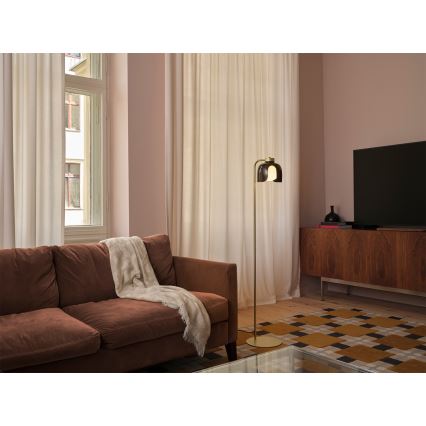 Osram - Gulvlampe DECOR COROLLE 1xE27/15W/230V sort/guld