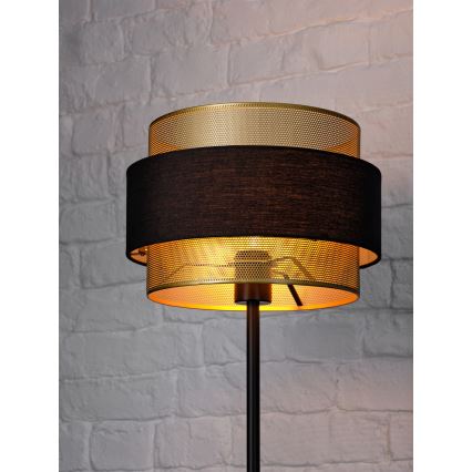 Osram - Gulvlampe DECOR HORNET 1xE27/10W/230V sort/guld