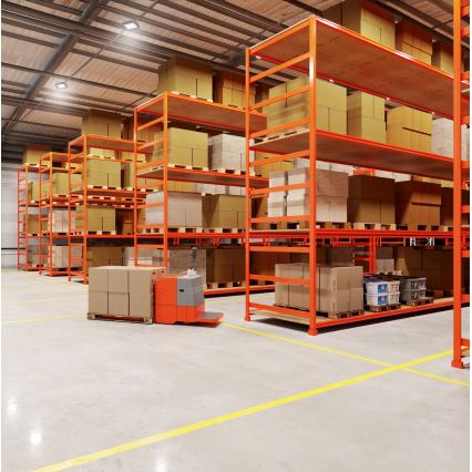 Osram - HIGHBAY LED industrielt loftarmatur 80 W / 230 V, 6500 K, 23 x 23 cm, IP65