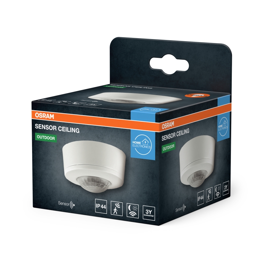 Osram - Infrarød bevægelsessensor 230V IP44 hvid
