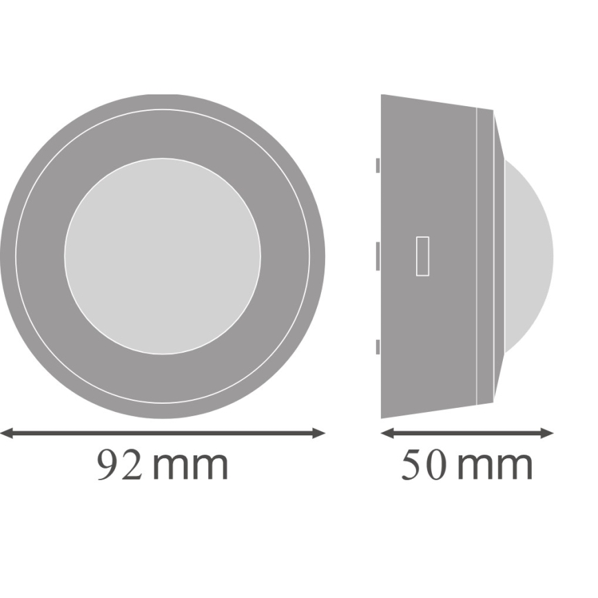 Osram - Infrarød bevægelsessensor 230V IP44 hvid