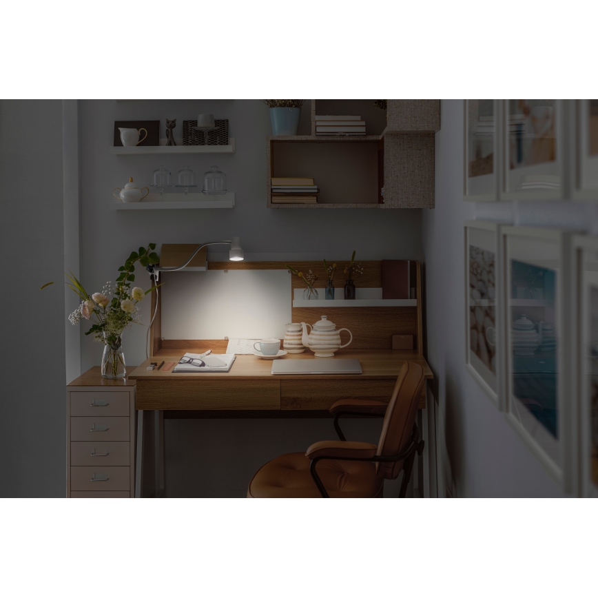 Osram - Lampe med klemme CLIP STEP FLEX 1xGU10/5W/230V hvid