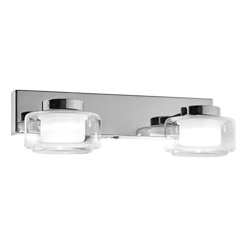 Osram - LED badeværelses væglampe ORBIS FLAME 2xLED/5,5W/230V 3000/4000K IP44 blank krom