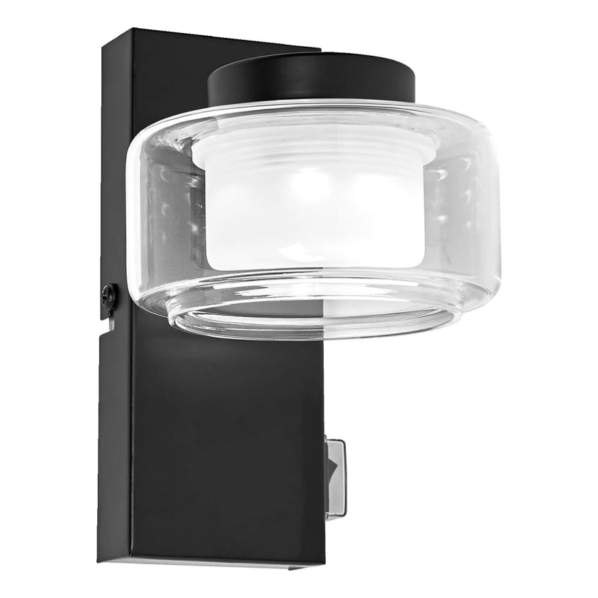 Osram - LED Badeværelses væglampe ORBIS FLAME LED/5,5W/230V 3000/4000K IP44 sort