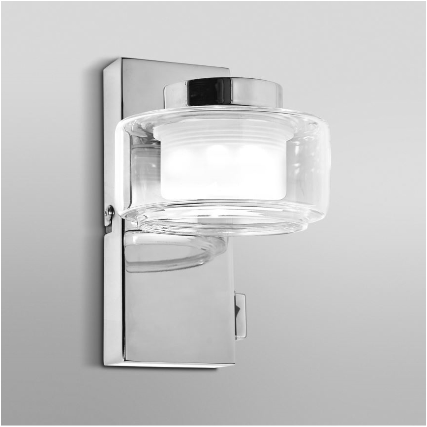 Osram - LED-væglampe til badeværelset ORBIS FLAME LED/5,5W/230V 3000/4000K IP44 blank krom