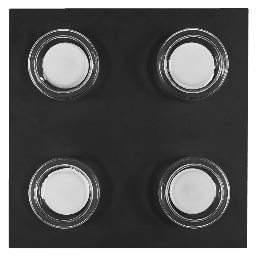 Osram - LED loftlampe til badeværelse ORBIS FLAME 4xLED/5,5W/230V 3000/4000K IP44 sort