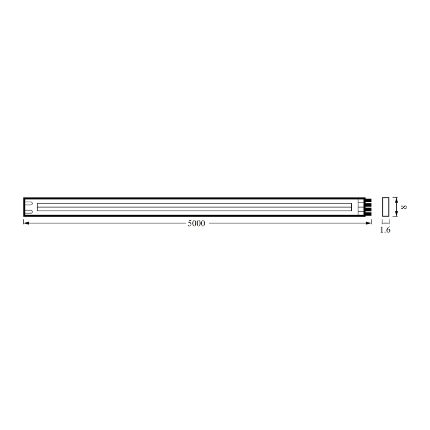 Osram - LED-bånd FLEX COB 5m LED/24W/230V