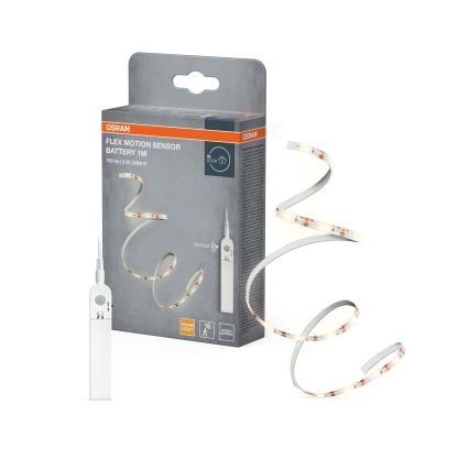 Osram - LED-bånd med bevægelsessensor FLEX 1m LED/2W/4xAA