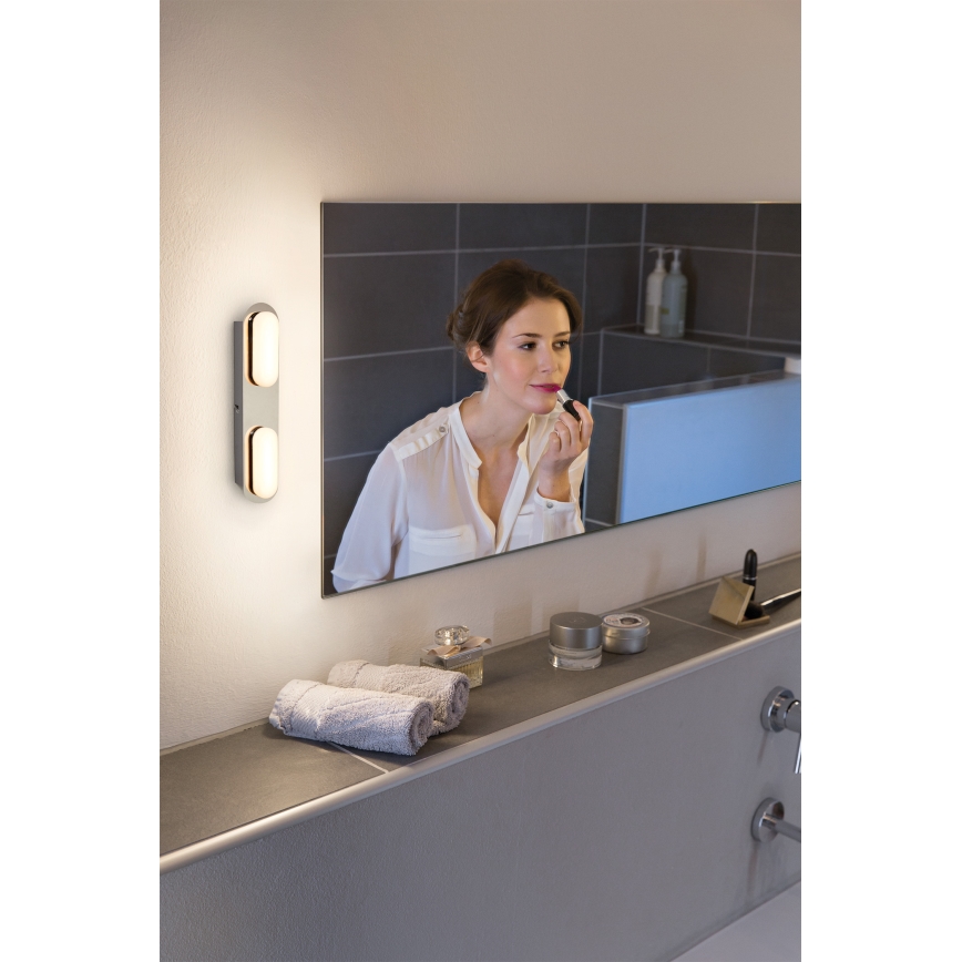 Osram - LED dæmpbar badeværelsesvæglampe SMART+ DUPLO LED/15W/230V 3000-6500K IP44 Wi-Fi