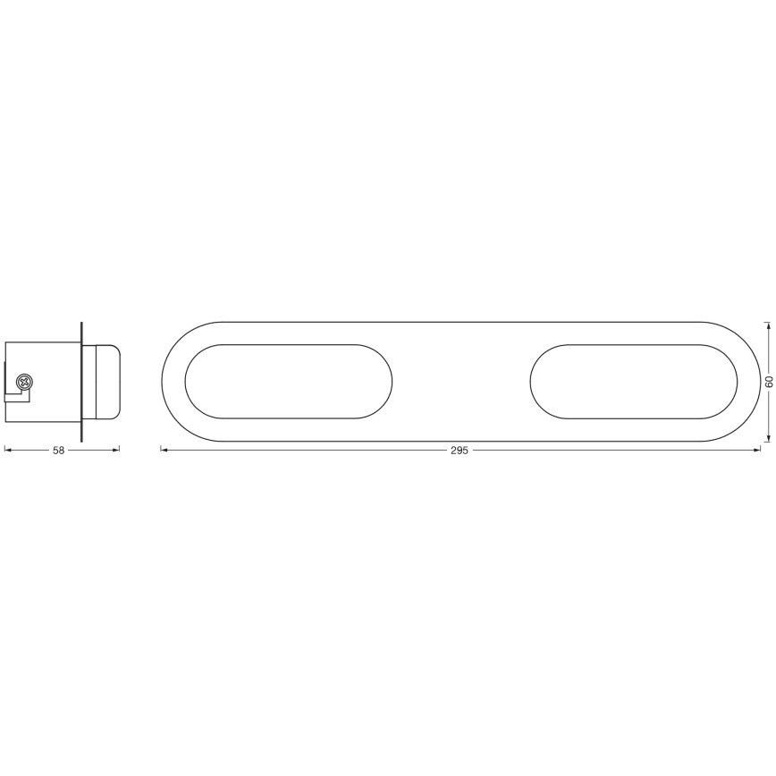 Osram - LED dæmpbar badeværelsesvæglampe SMART+ DUPLO LED/15W/230V 3000-6500K IP44 Wi-Fi