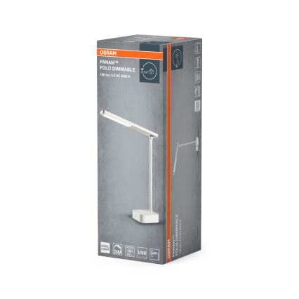 Osram - LED-dæmpbar berøringsstyret bordlampe PANAN LED/5,2W/5V 1200 mAh CRI 90